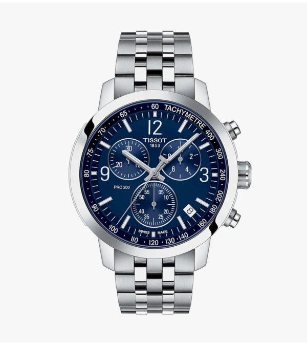 Tissot Men's PRC 200 Gent Chr Qua 316L Stainless Steel case Swiss Quartz