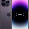Apple iPhone 14 Pro Max, 256GB, Deep Purple - Unlocked (Renewed)
